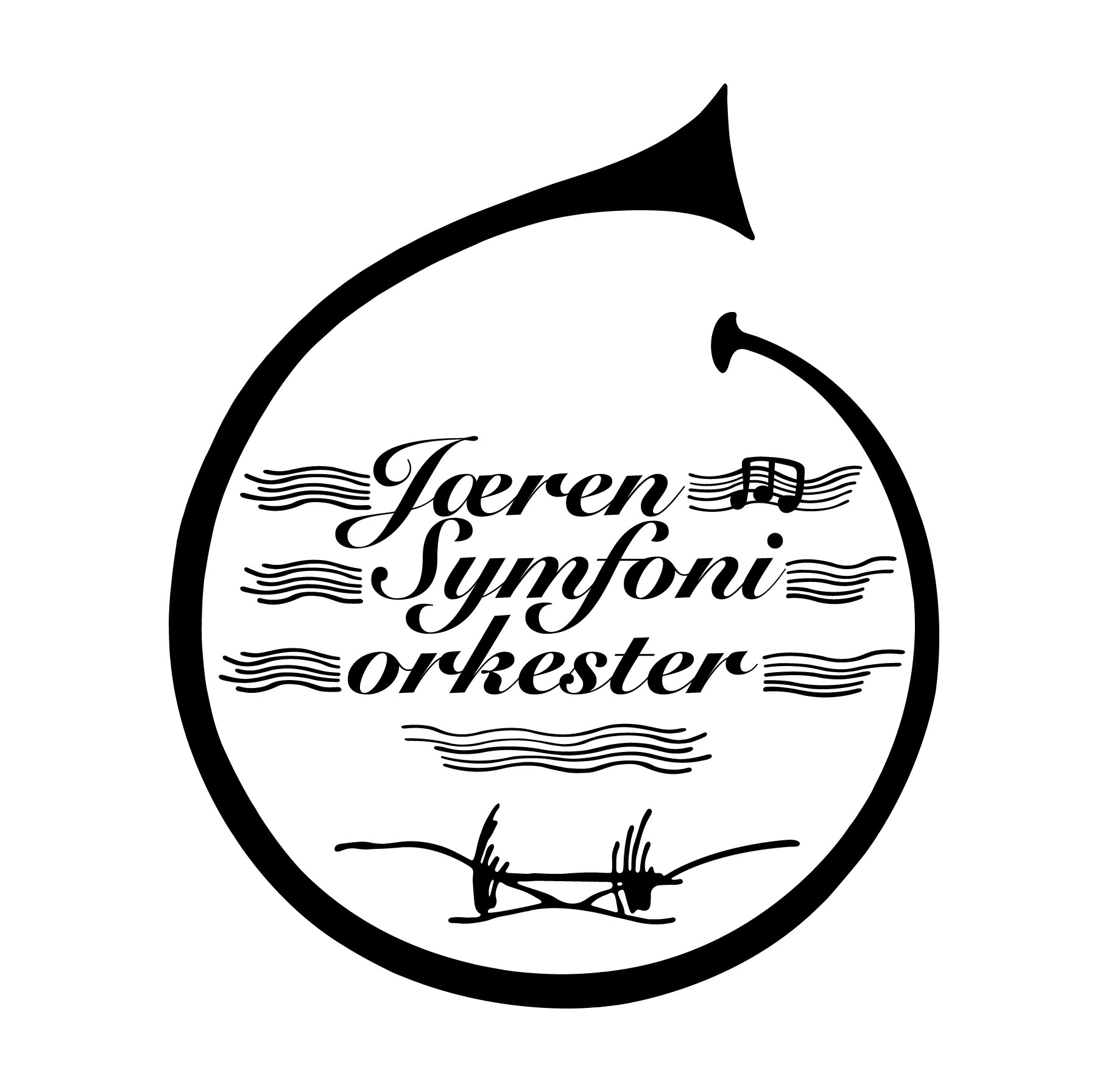 jaren symfoniorkester logo sort